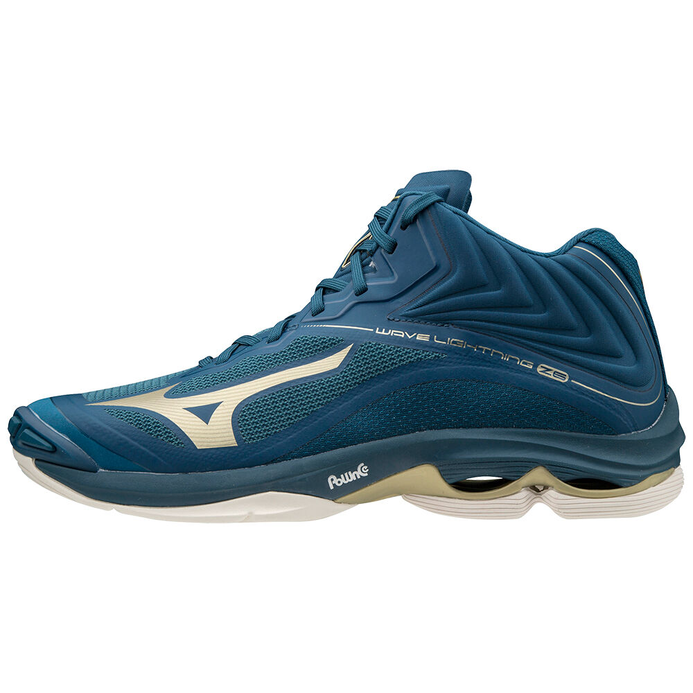 Tenis Para Voleibol Mizuno Wave Lightning Z6 Mid Para Hombre Azules 6417230-DH